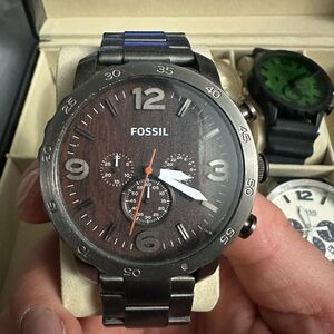 nate chronograph stainless steel